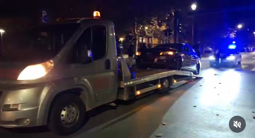Šlep vozilo Kračun 030 u noćnoj intervenciji